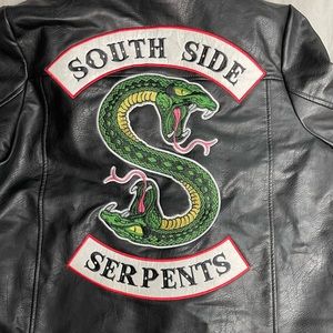 M Southside Serpents Leather Jacket from Riverdale